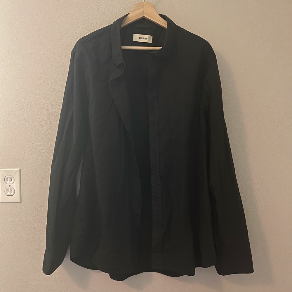 Buck Mason Perfect Oxford One Pocket Shirt XL